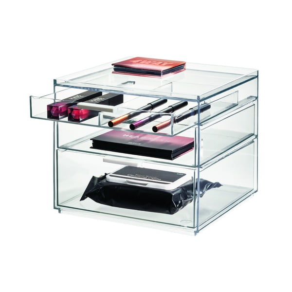 Organizator de baie pentru cosmetice din plastic reciclat – iDesign-image-4