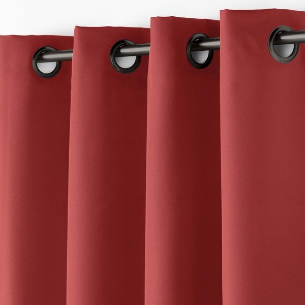 Draperie roșie 140x180 cm Essentiel – douceur d'intérieur-image-2