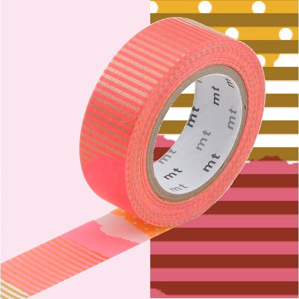 Bandă decorativă Washi MT Masking Tape Alais, rolă 10 m
