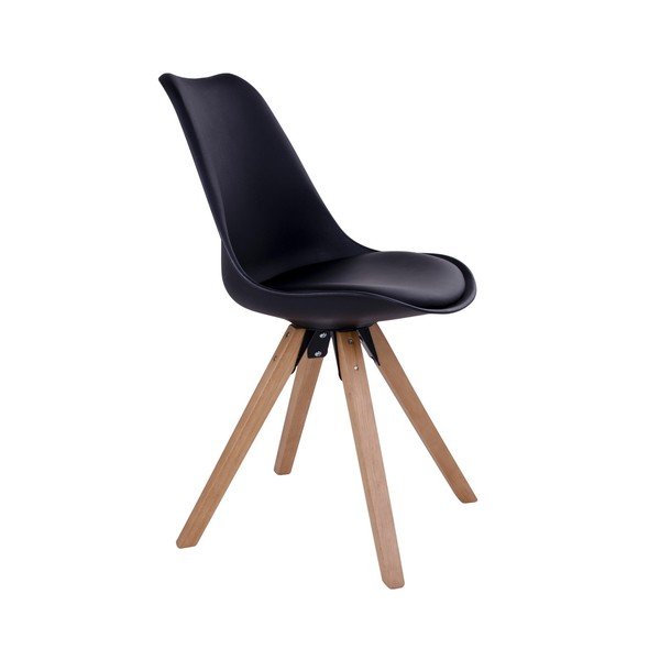 Scaune de dining negre 2 buc. Bergen – House Nordic-image-1