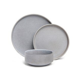 Set 18 vase din gresie Bonami Selection Malia, gri