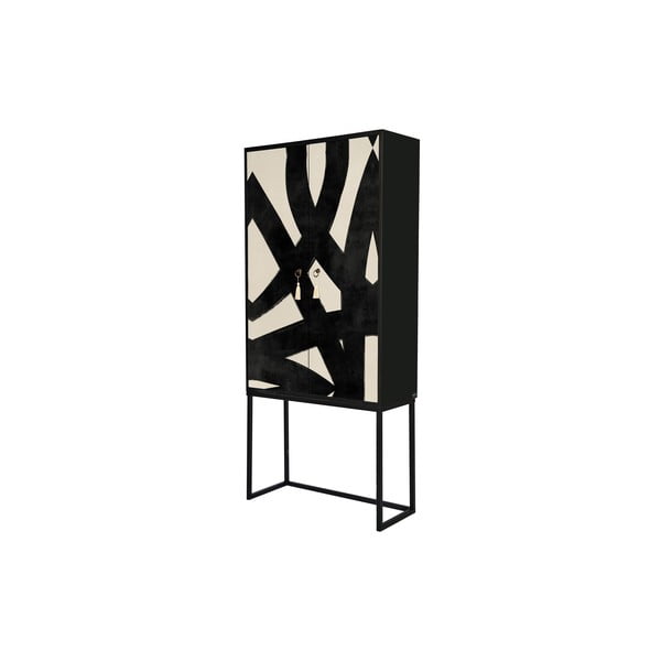 Dulap negru-bej 75x164,5 cm Alva – Really Nice Things-image-2