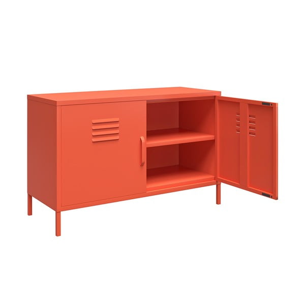Dulap metalic portocaliu Novogratz Cache, 100 x 64 cm-image-4