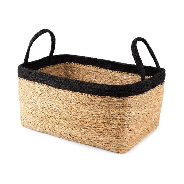 Coș de depozitare din iarbă de mare Compactor Natural, 34 x 23 cm-image-4