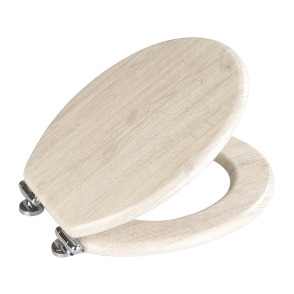 Capac WC cu închidere lentă Wenko Oak, 42,5 x 35,5 cm-image-1