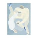Poster 50x70 cm Hold You - Blue – Sofia Lind – The Poster Club