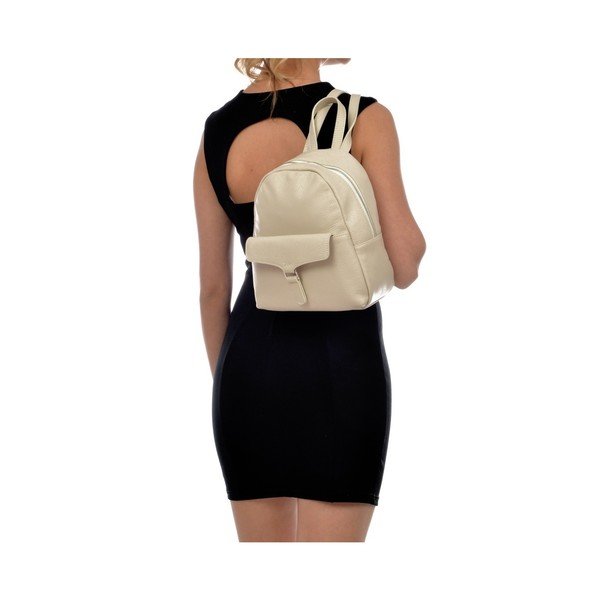 Rucsac din piele pentru femei Isabella Rhea Mille, bej-image-1