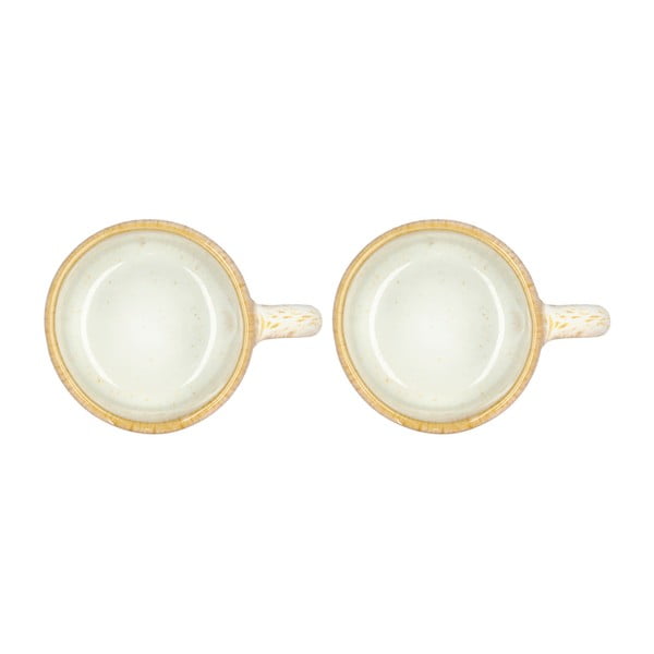 Căni crem 2 buc. pentru espresso din gresie 80 ml Styles – Villa Collection-image-3