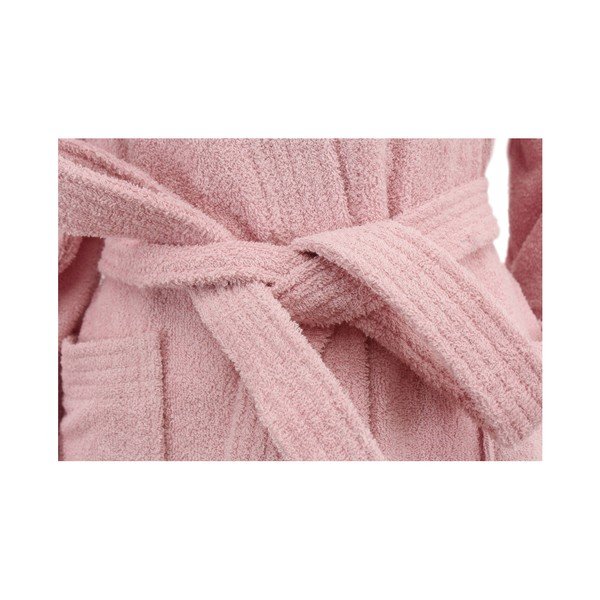 Halat de baie de damă Foutastic, măr. S/M, roz - pudră-image-2