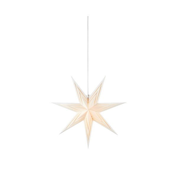 Decorațiune luminoasă albă suspendată ø 70 cm  cu model de Crăciun Sombra – Markslöjd