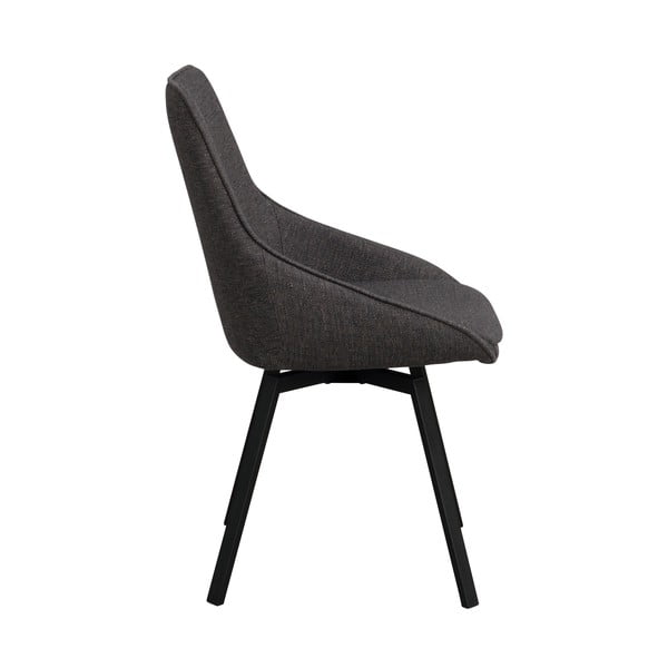 Scaun rotativ de birou gri închis Alison - Rowico-image-2