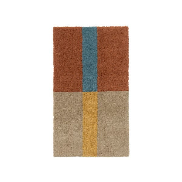 Covor țesut manual din lână 80x140 cm Chroma Cinnamon – Lorena Canals