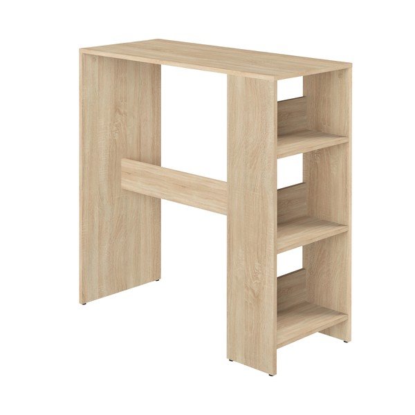 Masă de bar cu aspect de stejar 94x40 cm Gavarnie - TemaHome -image-2