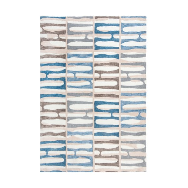 Covor Flair Rugs Abstract Stripe, 120x170 cm, albastru