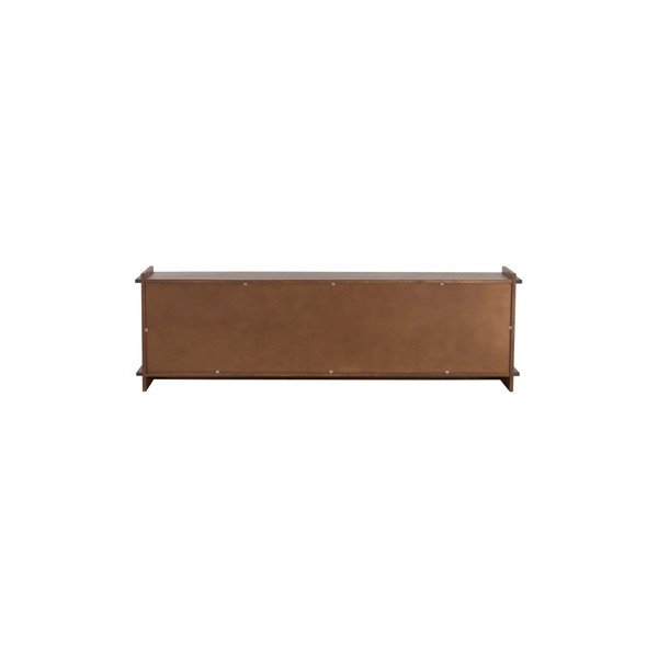 Bibliotecă în culoare naturală închisă din lemn de pin 193x60x40 cm Apelvik – Jotex-image-3