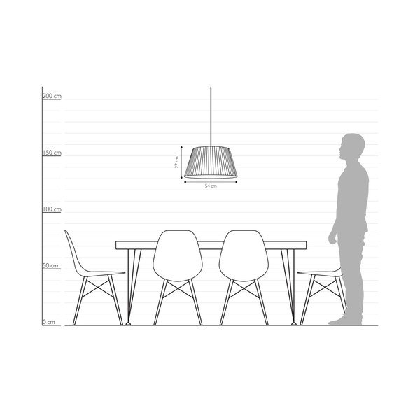 Corp de iluminat suspendat Sotto Luce KAMI Elementary XL 1S, bej/alb-image-3