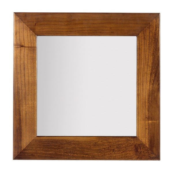 Oglindă cu ramă din lemn de mindi Moycor Star