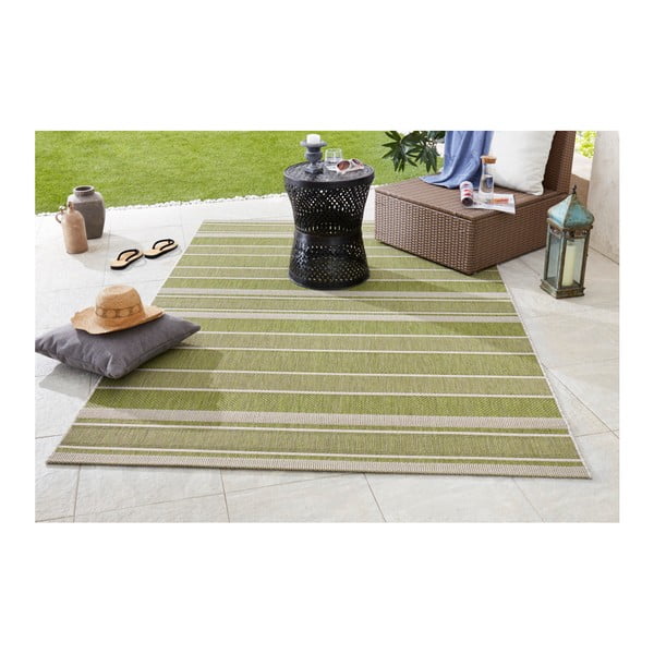 Covor de exterior NORTHRUGS Strap, 120 x 170 cm, verde-image-2