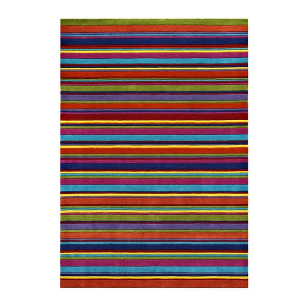 Covor din lână țesut manual Linie Design Sequence, 190 x 290 cm