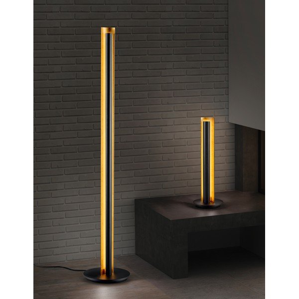Lampadar negru LED cu intensitate reglabilă (înălțime 142,5 cm) Texel – Trio-image-2