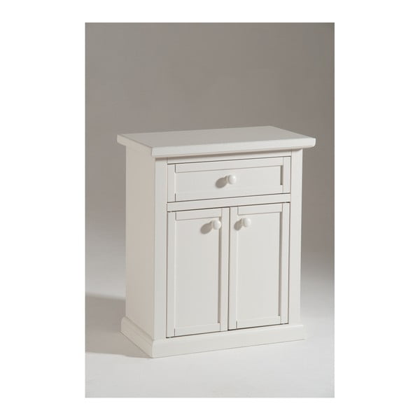 Dulăpior din lemn pentru încălțăminte Castagnetti Cabinet, alb 