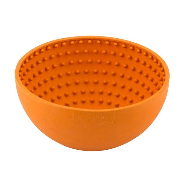 Bol pentru lins Wobble Orange – LickiMat-image-1