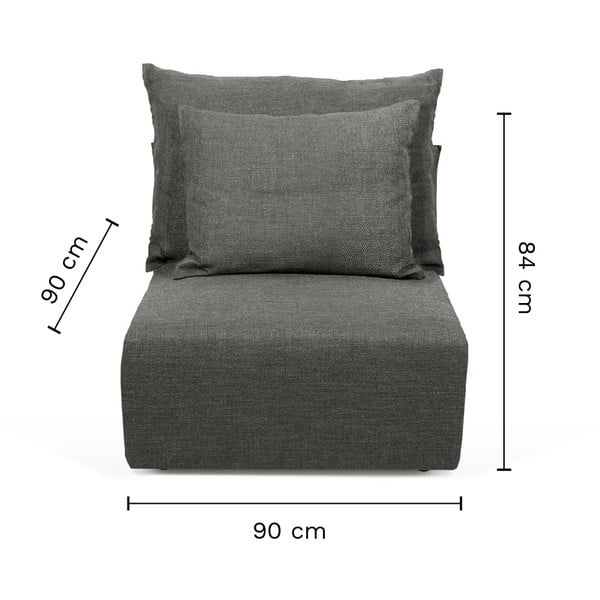 Modul pentru canapea (partea centrală) gri antracit Dune – TemaHome-image-3