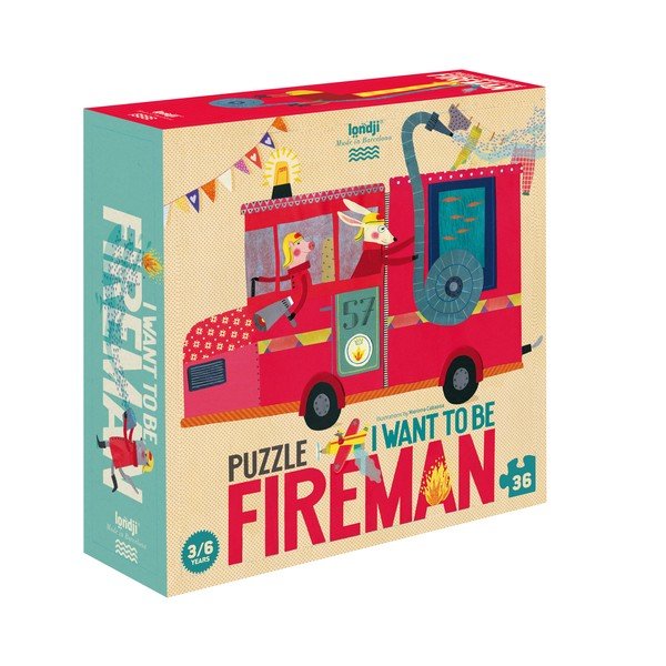 Puzzle Londji Vreau să fiu pompier
