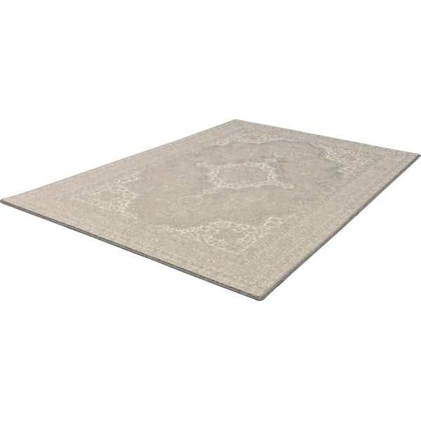 Covor bej din lână 133x180 cm William – Agnella-image-4