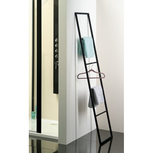 Suport tip scară pentru prosoape negru mat Ska – Sapho-image-1