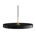 Lustră neagră LED cu abajur din metal ø 43 cm Asteria Medium – UMAGE
