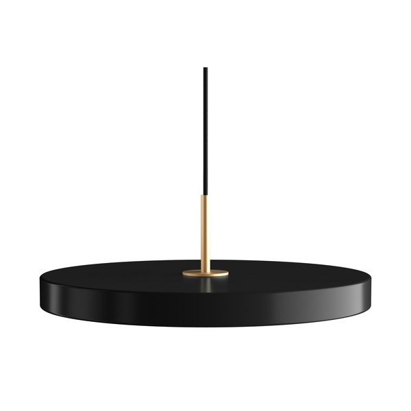 Lustră neagră LED cu abajur din metal ø 43 cm Asteria Medium – UMAGE