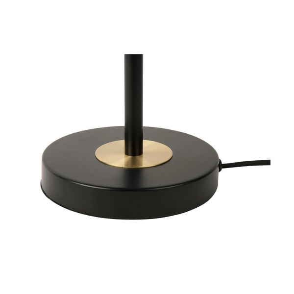 Veioză neagră cu abajur din metal (înălțime 40 cm) Gold Disc – Leitmotiv-image-3