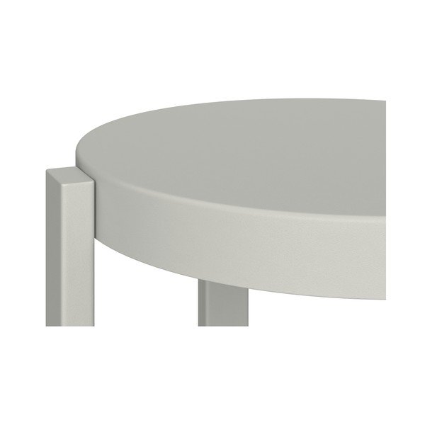 Scaun de bar gri deschis din oțel (înălțime șezut 65 cm) Doon – noo.ma-image-3