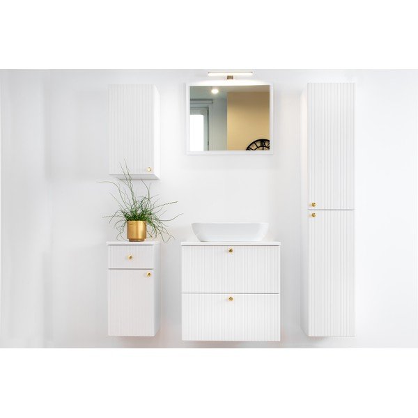 Dulap sub chiuvetă alb suspendat  61,5x55,5 cm Asti – STOLKAR-image-3