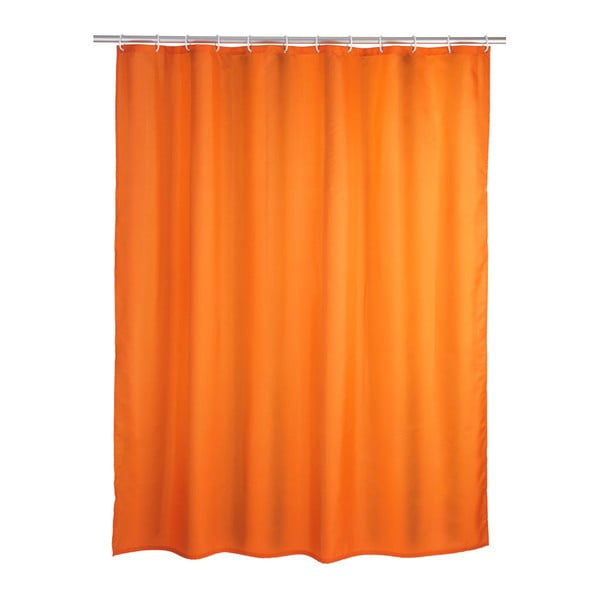 Perdea duș Wenko Puro, 180 x 200 cm, portocaliu