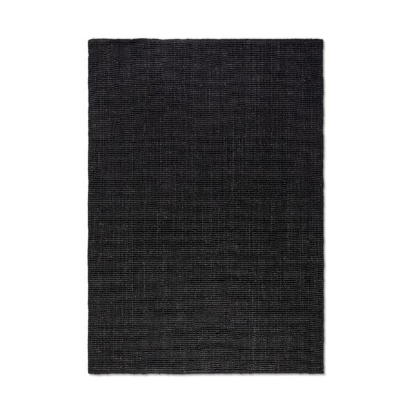 Covor negru din iută 120x170 cm Bouclé – Hanse Home