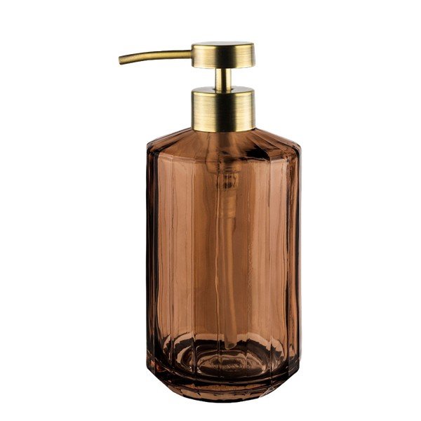 Dozator de săpun lichid maro din sticlă 200 ml Vision – Mette Ditmer Denmark