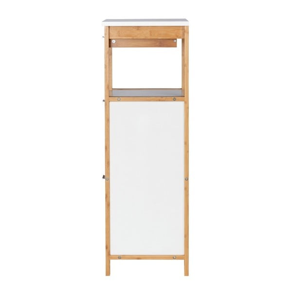 Dulap din bambus pentru baie cu 2 rafturi și spații de depozitare Wenko Finja-image-1