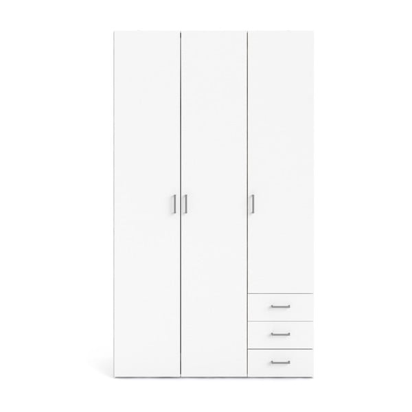 Șifonier alb 116x200 cm Space – Tvilum