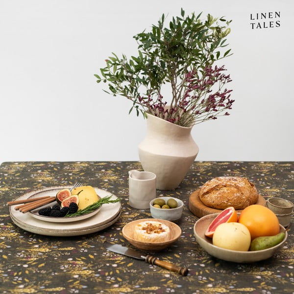 Față de masă din in 140x200 cm Woodland – Linen Tales-image-1