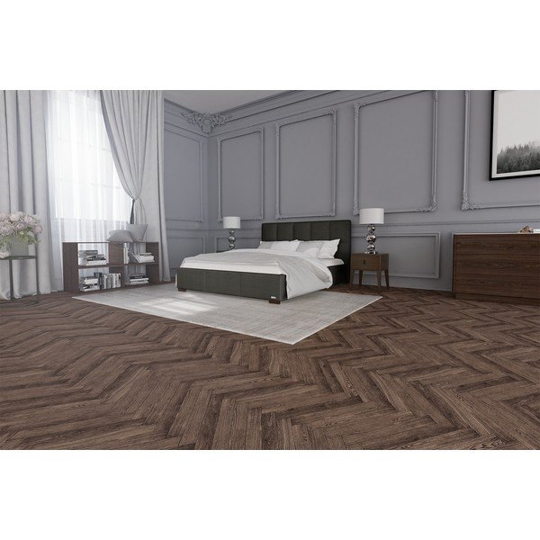Pat dublu Guy Laroche Home Allure, 180 x 200 cm, maro - gri-image-3