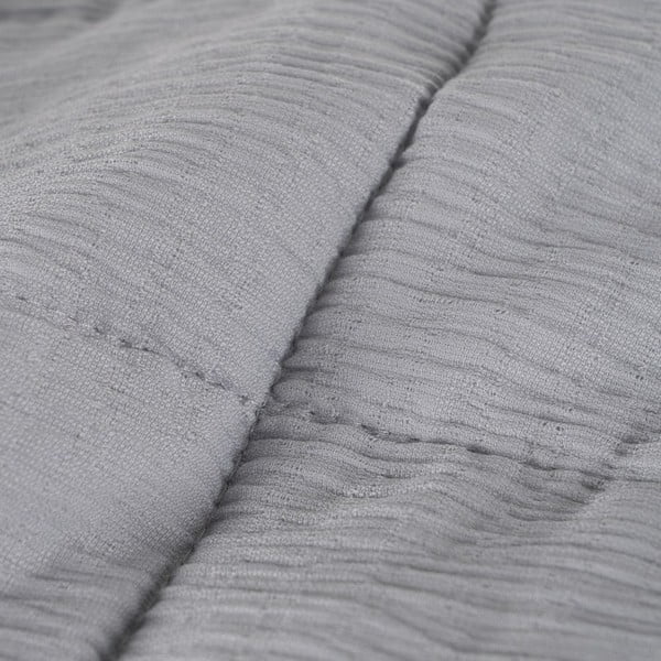 Cuvertură gri matlasată 180x260 cm – Ixia-image-2