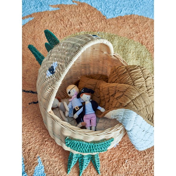 Coș de jucării pentru copii în culoare naturală din ratan 37x57x48 cm Eddi – Bloomingville Mini-image-4