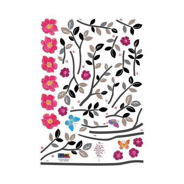 Autocolant Ambiance Tree Of Flowers-image-1