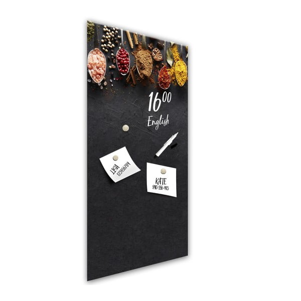 Tablă magnetică Styler Dark Spoons, 30 x 60 cm-image-2