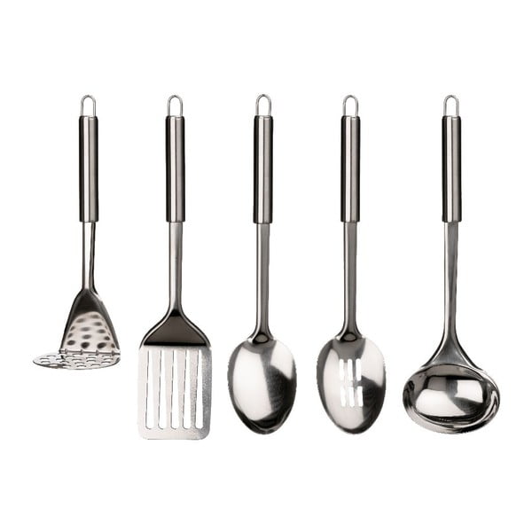 Set 5 ustensile pentru bucătărie Premier Housewares Silver