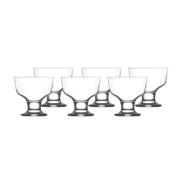 Boluri mici cu picior din sticlă 6 buc. 0.285 l – Hermia