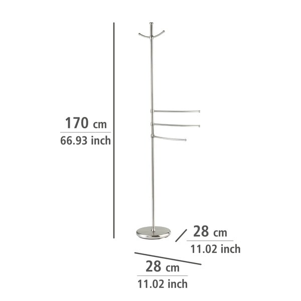Suport prosoape și halate de baie Wenko Adiamo-image-2