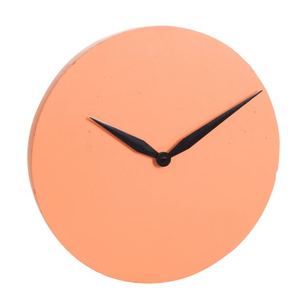 Ceas de perete J-Line Modern, ⌀ 40 cm, portocaliu 